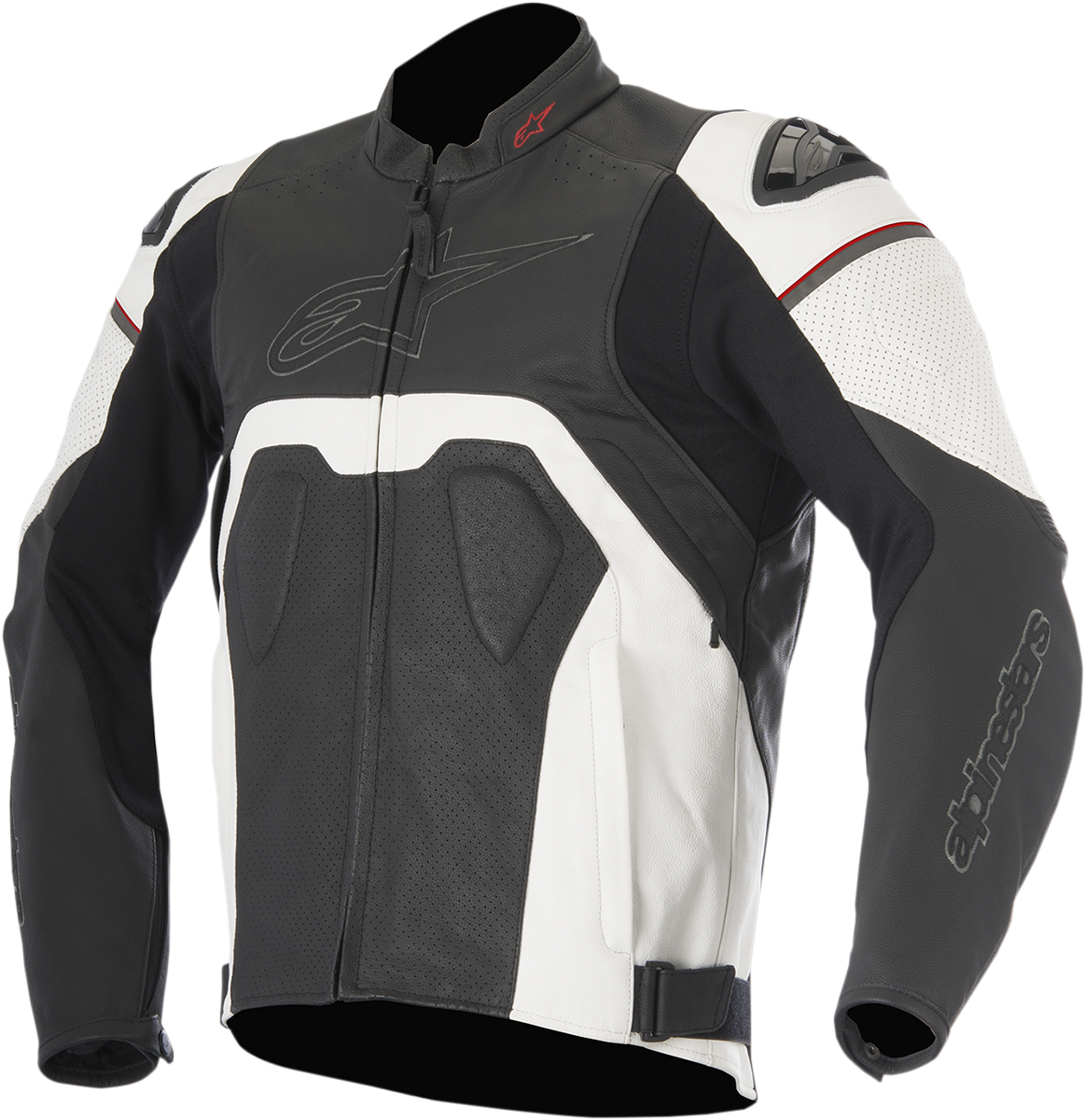 ALPINESTARS Core Airflow Leather Jacket - Black/White - US 46 / EU 56 3101416-12-56