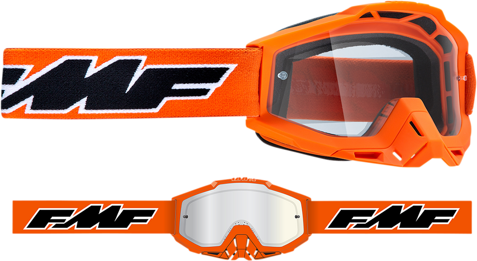 FMF Youth PowerBomb Goggles - Rocket - Orange - Clear F-50047-00003 2601-2995