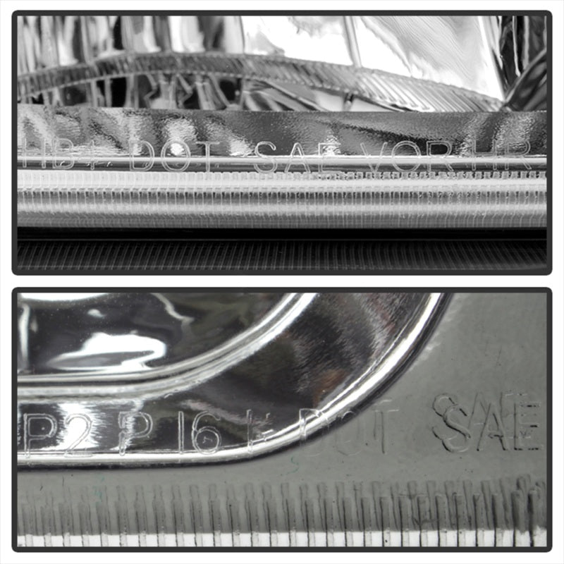 Xtune Chevy Silverado 2500HD 03-06 Crystal Headlights w/ Bumper Lights Chrome HD-JH-CSIL03-AM-C-SET 5064912