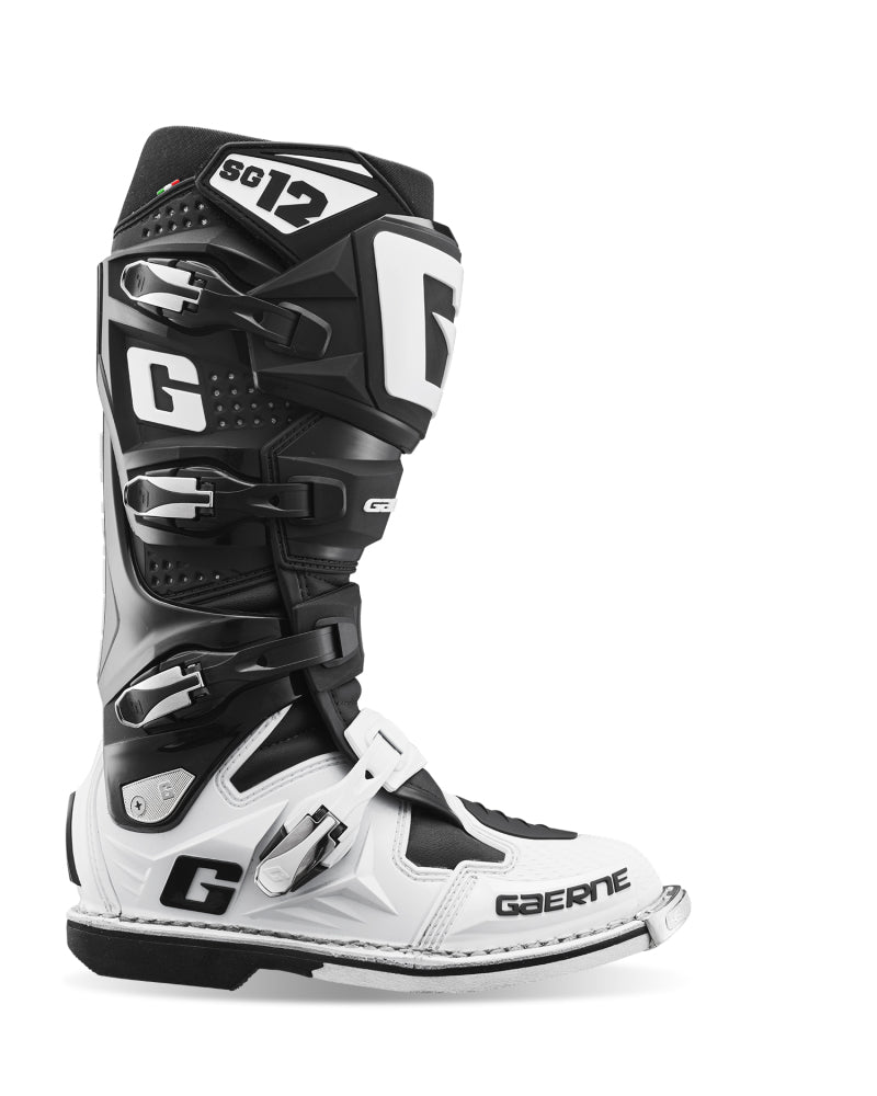 Gaerne SG12 Boot Black/White Size - 11