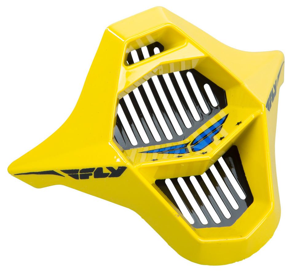 FLY RACING Flash Mouthpiece (Yellow/Blue) 73-3764