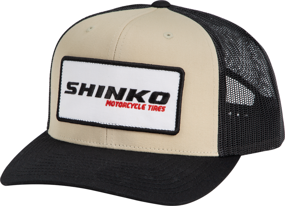 SHINKO Shinko Snapback Hat Black/Natural 87-4879