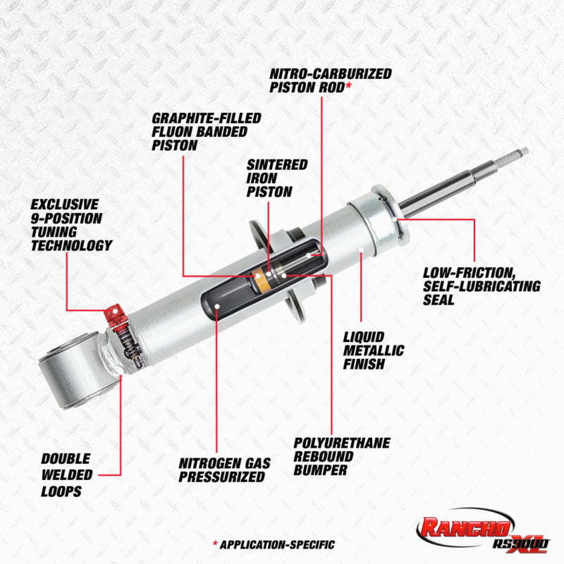 Rancho 07-13 Chevrolet Avalanche Front RS9000XL Strut RS999784