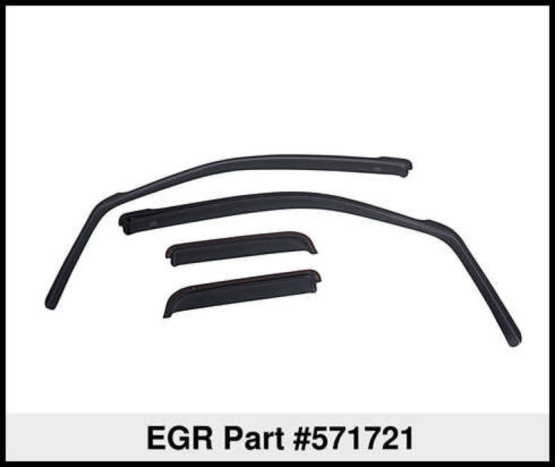 EGR 00-06 Chev Subran/Yuk / 01-07 Silv/Sierra Crew In-Channel Window Visors - Set of 4 (571721) 571721