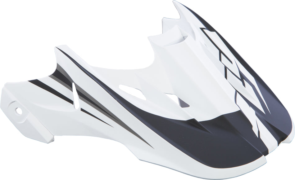 FLY RACING Kinetic Fullspeed Helmet Visor Matte White/Black 73-4771