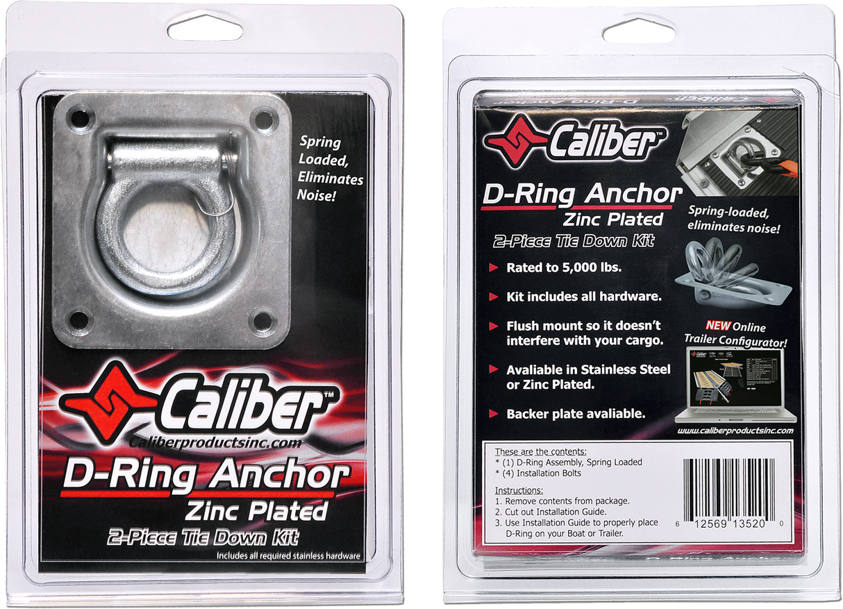 CALIBER D-Ring - Zinc/Steel 13520