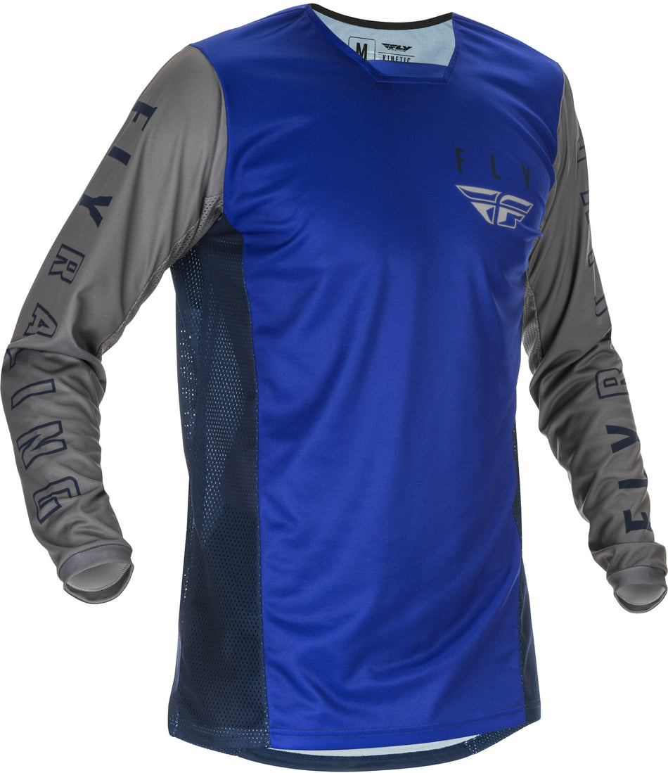 FLY RACING Kinetic K121 Jersey Blue/Navy/Grey Md 374-421M