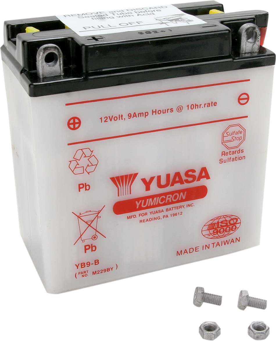 YUASA Battery - YB9-B YUAM229BY