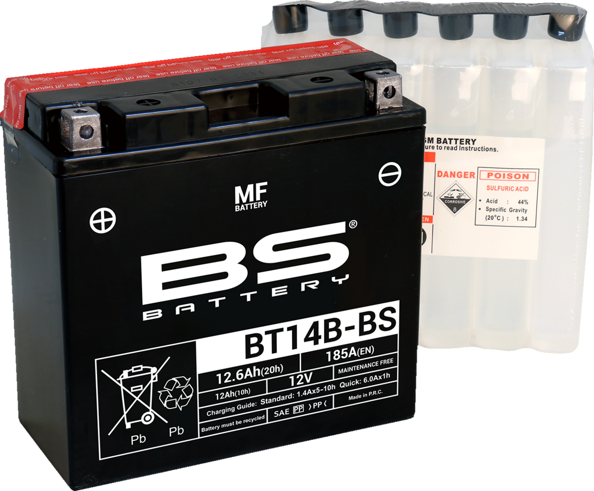 BS BATTERY Battery - BT14B-BS (YT) 300629