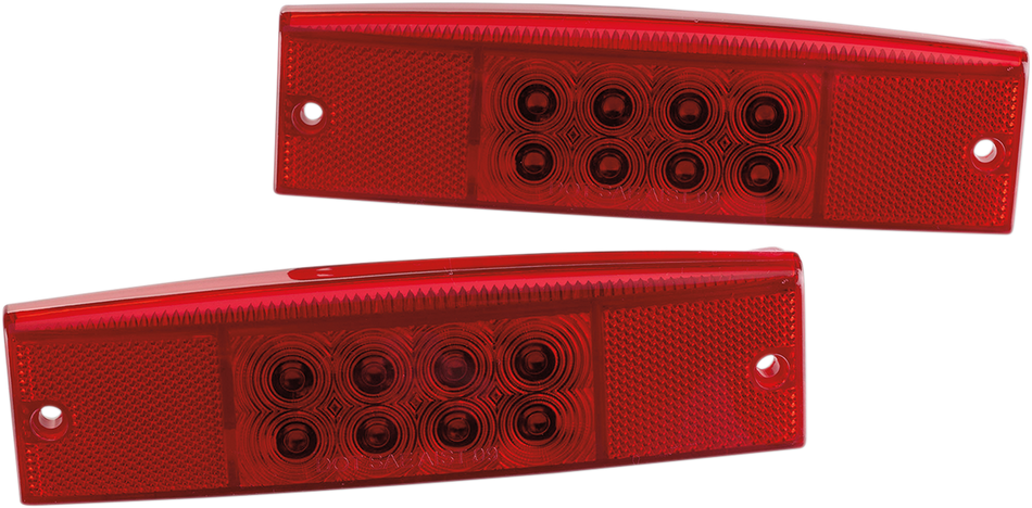 MOOSE UTILITY Taillights - LED - Ranger Mid - Red 100-2350-PU