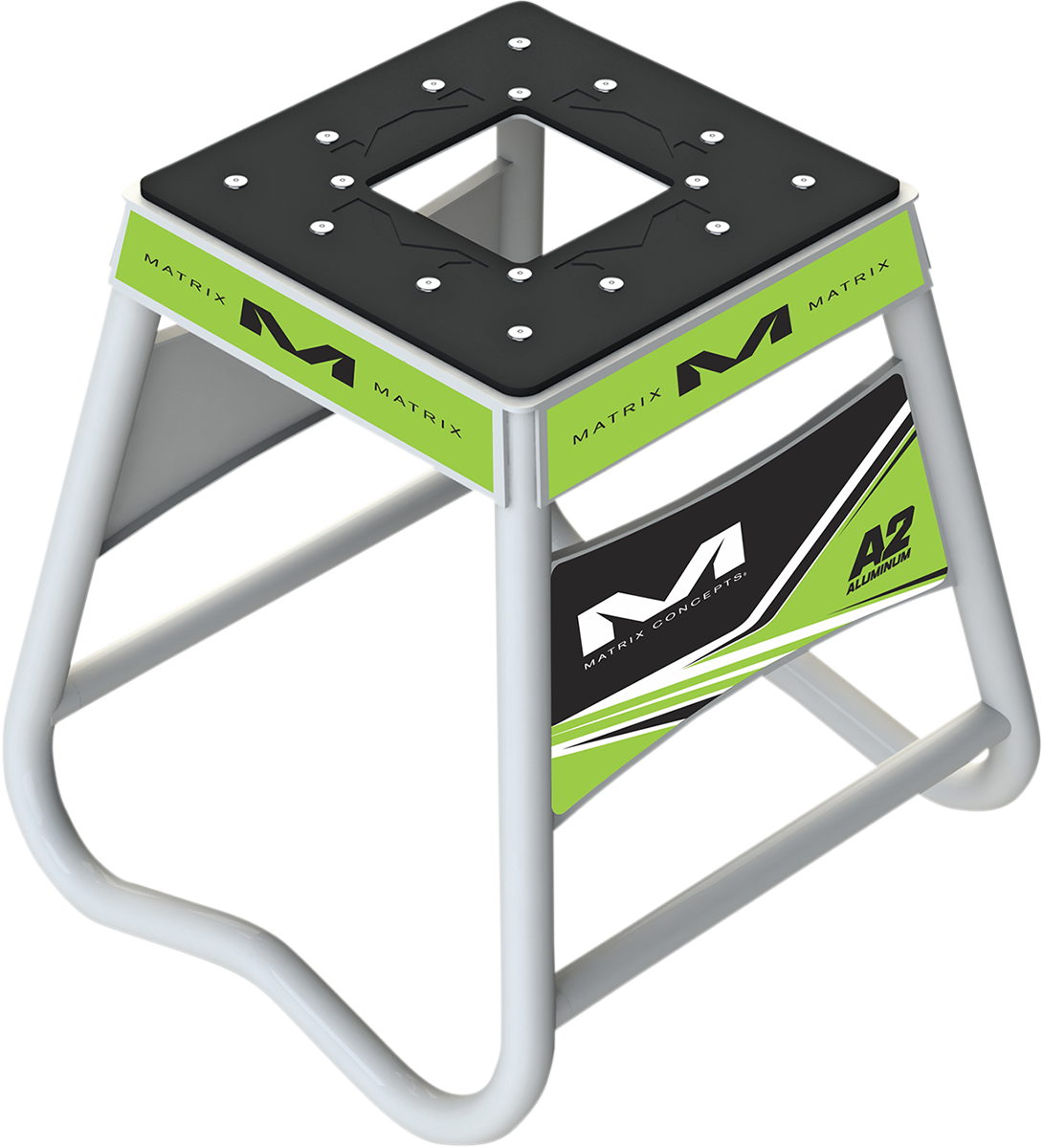 MATRIX CONCEPTS,LLC A2 Stand - Aluminum - Green/White A2 105