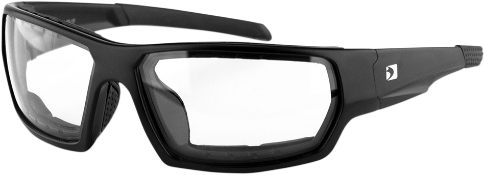 BOBSTER Tread Sunglasses - Matte Black - Clear BTRE001C