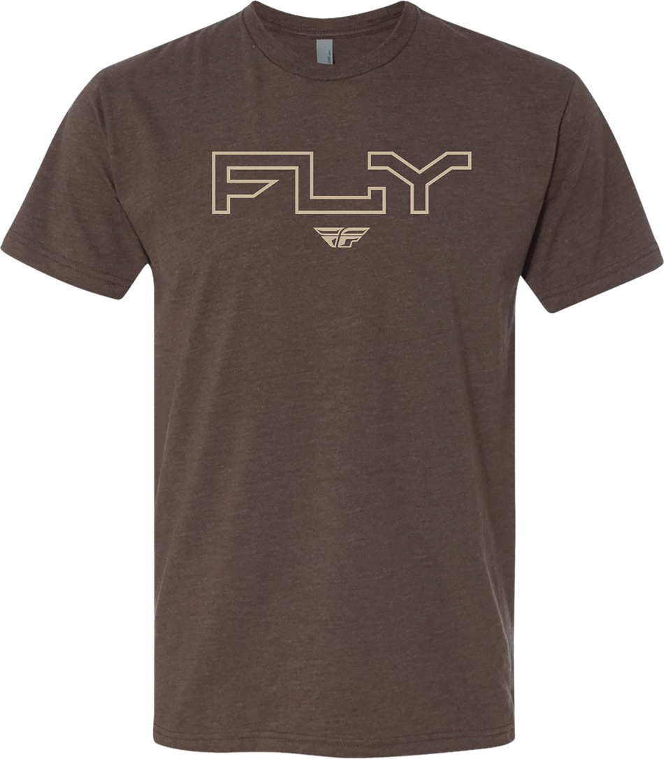 FLY RACING Fly Edge Tee Espresso Md 354-0312M