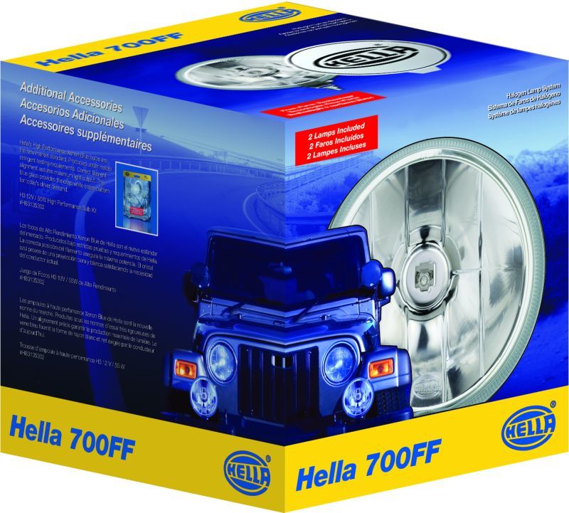 Hella 700FF H3 12V/55W Halogen Driving Lamp Kit LA010032801