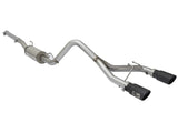 aFe Rebel Series CB 2.5in Dual Center Exit SS Exhaust w/ Black Tips 07-15 Jeep Wrangler 3.6L/3.8L V6 49-48056-B