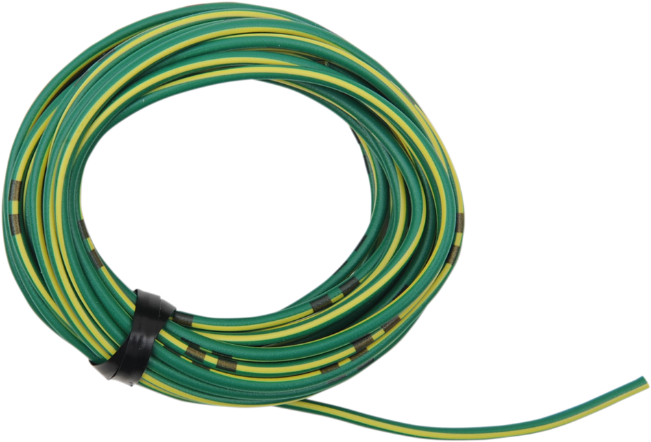 SHINDY 14A Wire - 13' - Green/Yellow 16-679