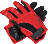 BILTWELL Moto Gloves - Red/Black/White - XL 1501-0804-005