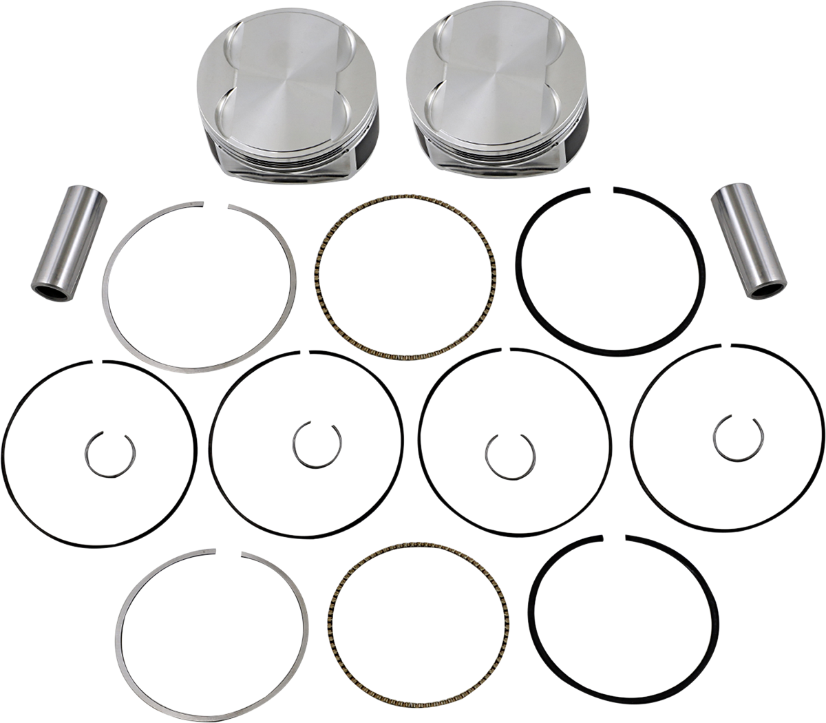 JE PISTONS Piston Kit - M8 370250