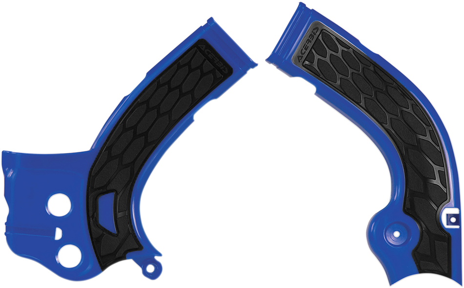ACERBIS X-Grip Frame Guards - Blue/Black 2374261034