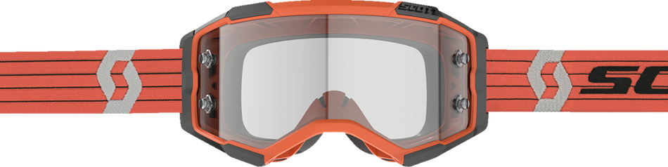 SCOTT Fury Goggle - Orange/Gray - Clear 274514-1011113