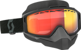 SCOTT Split Snow Goggles - OTG - Light Sensitive - Black - Red Chrome 285542-0001341