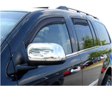 AVS 07-10 Chrysler Aspen Ventvisor In-Channel Front & Rear Window Deflectors 4pc - Smoke 194344