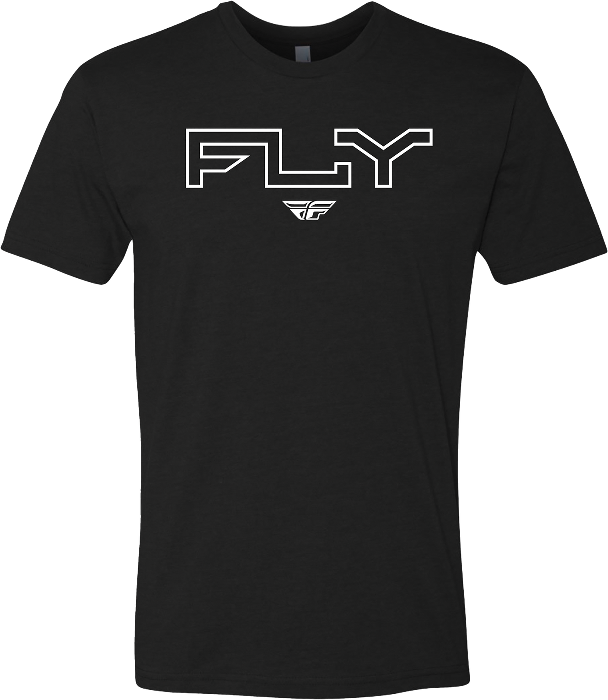 FLY RACING Youth Fly Edge Tee Black Ys 354-0308YS