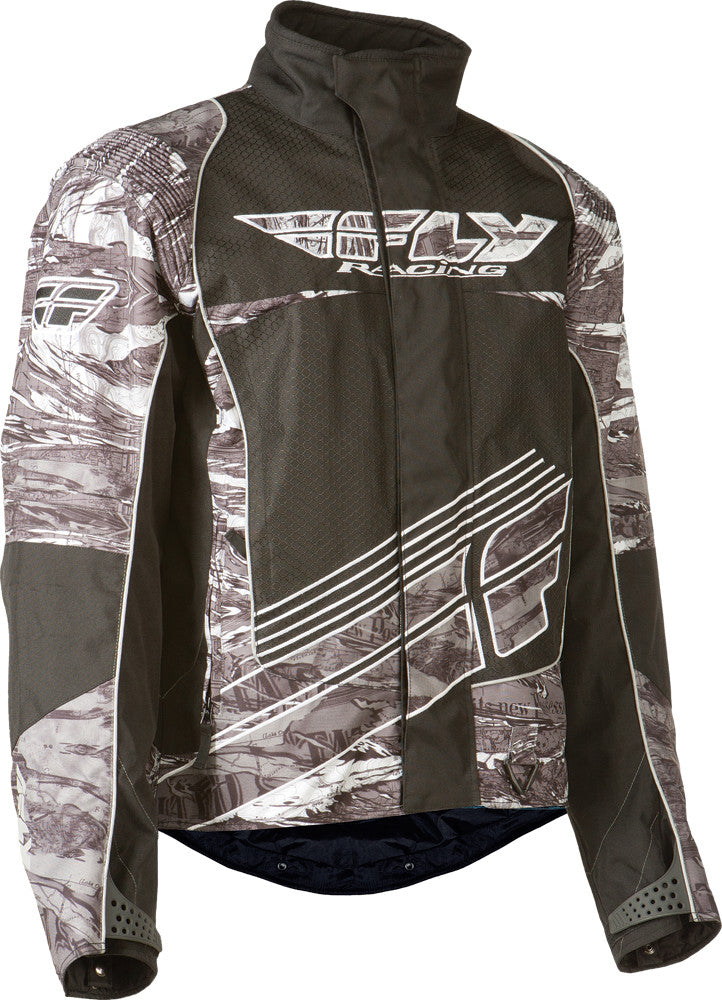 FLY RACING Fly Snx Wild Jacket Black/White Md #5692 470-2170~3