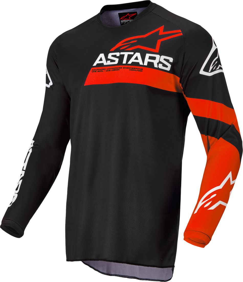 ALPINESTARS Youth Racer Chaser Jersey Black/Bright Red Yl 3772422-1303-L