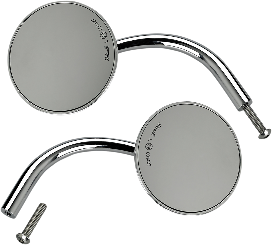 BILTWELL Mirror - Round - Chrome 6503-400-532