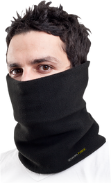 SCHAMPA & DIRT SKINS Fleece Double Layer Neckgaiter - Black NG001