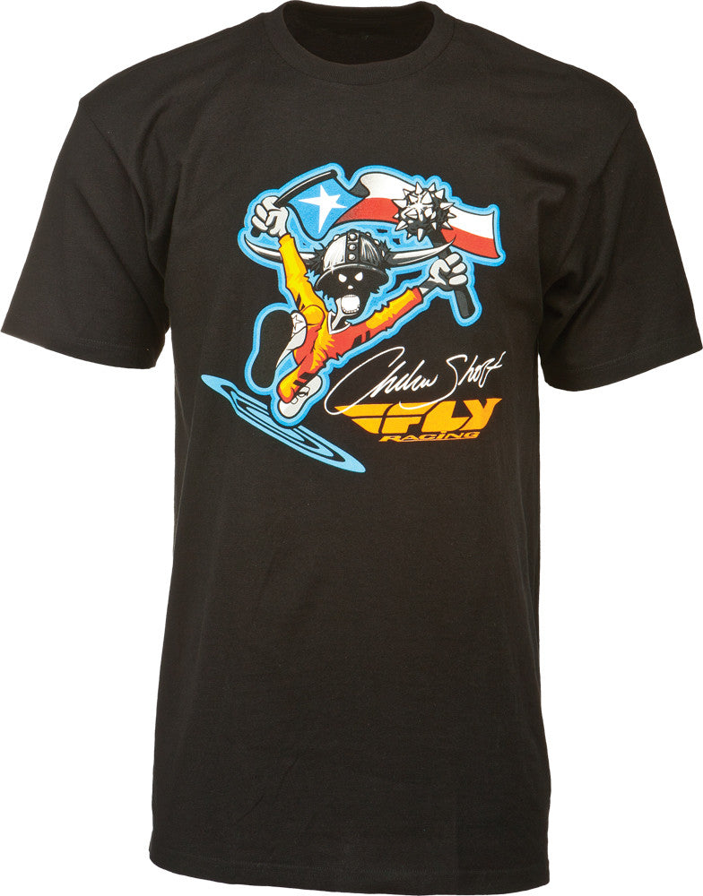FLY RACING Andrew Short Tee Black L 352-0200L