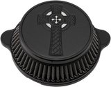 LA CHOPPERS Celtic Cross Air Cleaner - Black - M8 LA-2397-03B