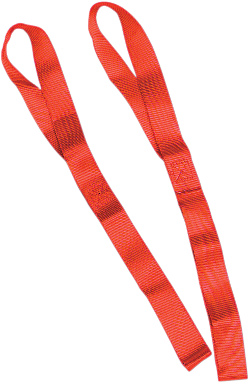 Parts Unlimited Tie-Down Extensions - 1" X 1.5' - Red 13-0001