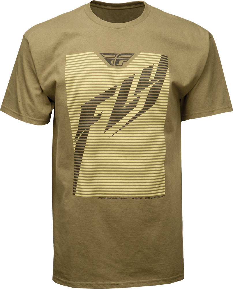 FLY RACING Shaded Tee Army Green L 352-0395L