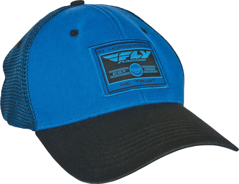 FLY RACING Classic Hat Blue Adjustable 351-0291