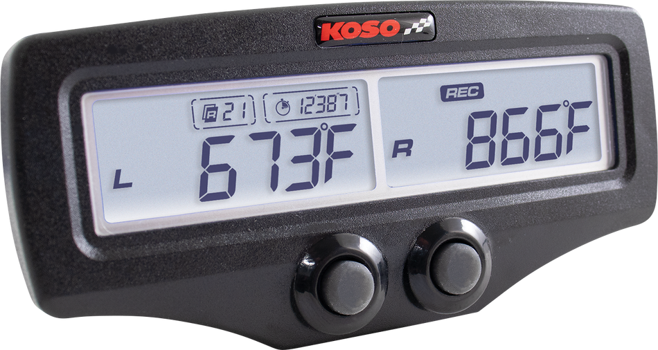 KOSO NORTH AMERICA EGT-02R Standard Dual Sensor Meter BA006010