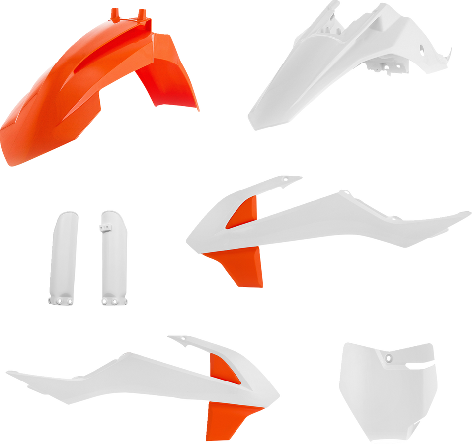 ACERBIS Full Replacement Body Kit - OEM '23 White/Orange 2791527705