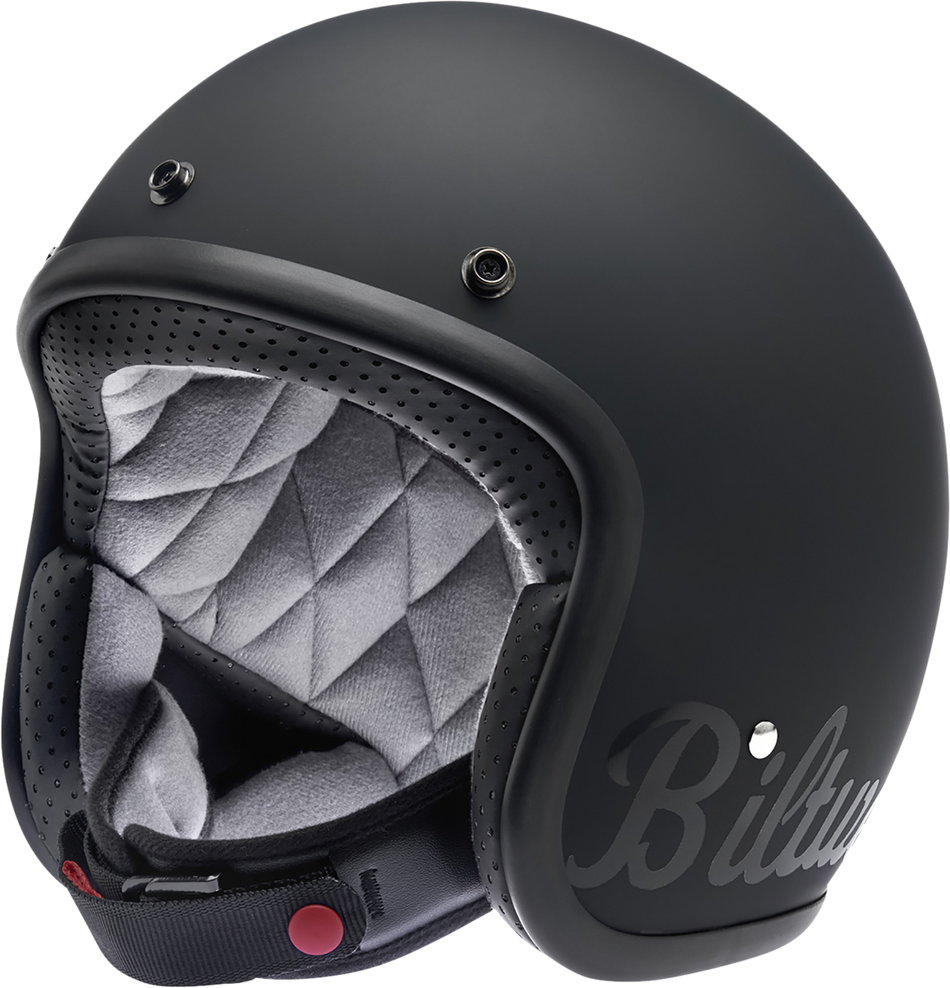 BILTWELL Bonanza Helmet - Flat Black Factory - 2XL 1001-638-206