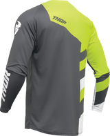 THOR Youth Sector Checker Jersey - Gray/Green - XS 2912-2419