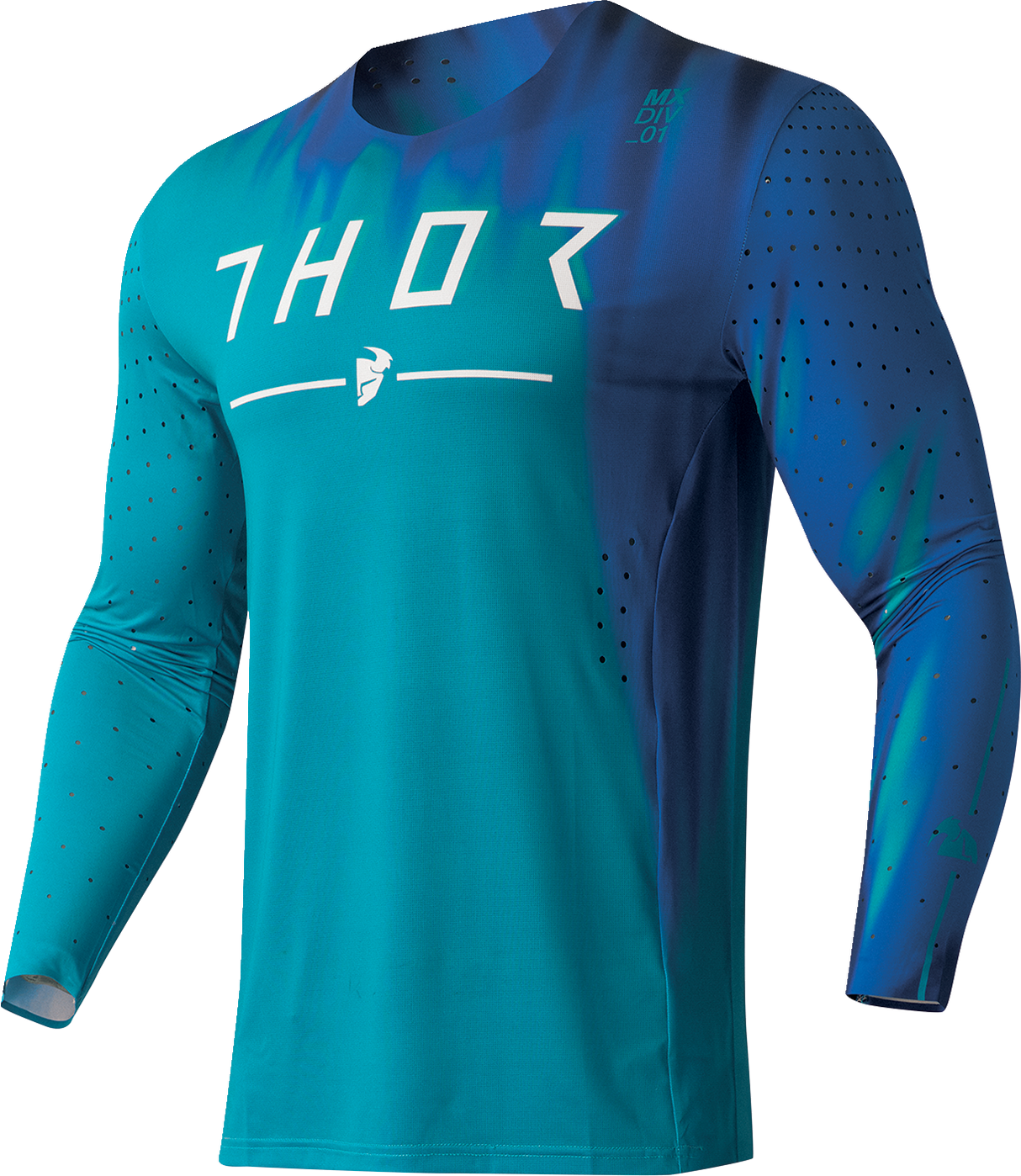 THOR Prime Freeze Jersey - Aqua/Navy - 2XL 2910-7460