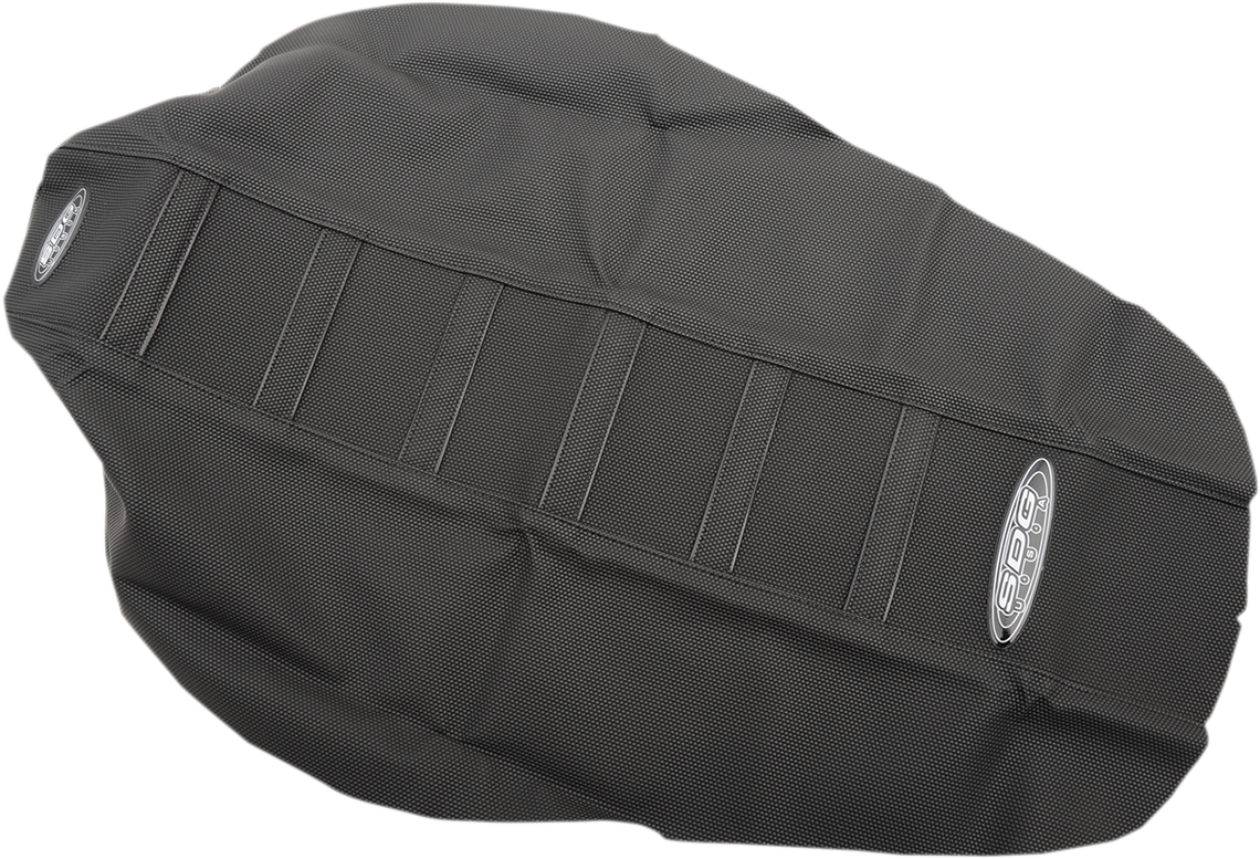 SDG 6-Ribbed Seat Cover - Black Ribs/Black Top/Black Sides 95956