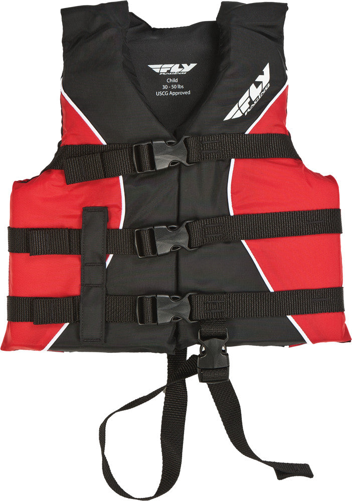 FLY RACING Life Vest Red/Black Child 46012784 CHILD RED