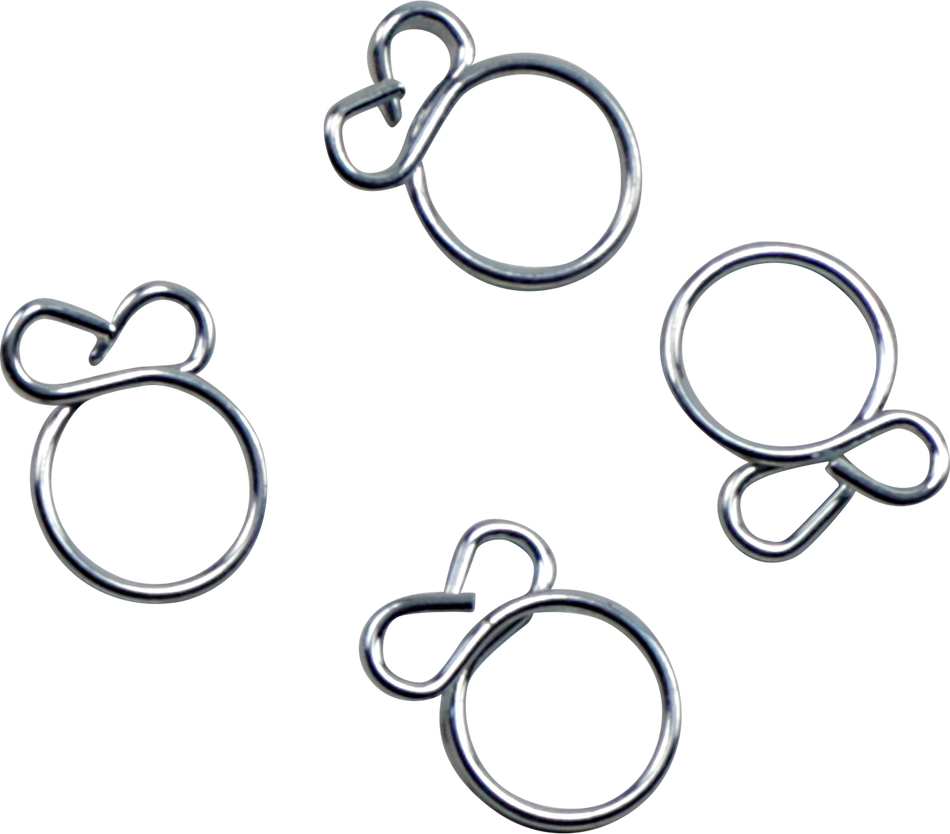 ALL BALLS Refill Kit - Wire Clamp - Silver - 4-Pack FS00058