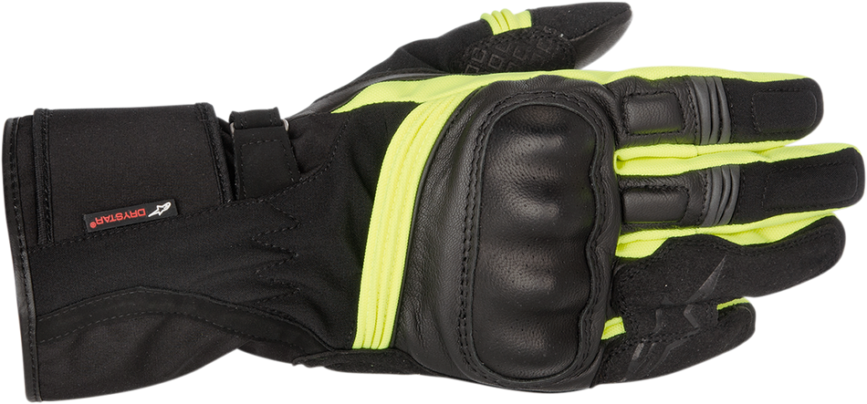ALPINESTARS Valparaiso Drystar® Gloves - Black/Yellow - Small 3526014-155-S