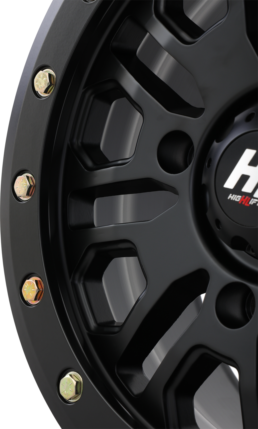 Rueda HIGH LIFTER - HL23 Beadlock - Delantera/Trasera - Negro mate - 15x7 - 4/156 - 5+2 (+38 mm) 15HL23-1456