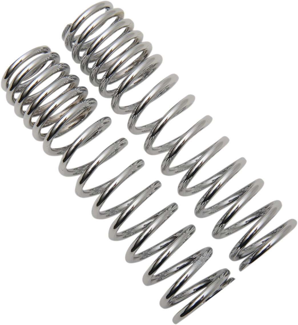 PROGRESSIVE SUSPENSION Shock Springs - 12-Series - Chrome - 70-120 lb/in 03-1394C