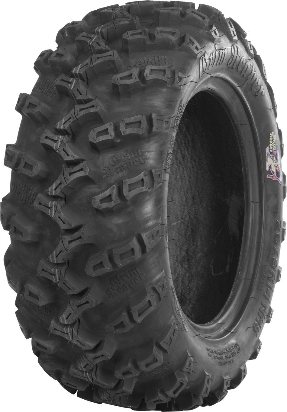 GBC Tire Grim Reaper Front 25x8r12 Radial Lr-480lbs AE122508GR