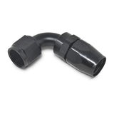 Russell Performance -10 AN Black 90 Degree Full Flow Hose End 610185