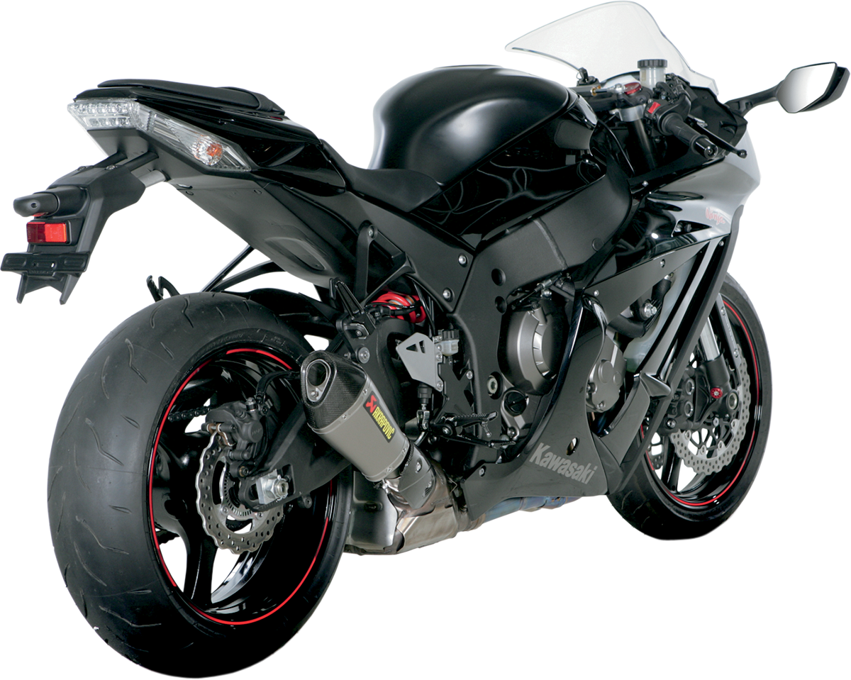 AKRAPOVIC Slip-On Exhaust Muffler Triangle  Titanium Ninja ZX-10R 2011-2015 S-K10SO7T-HASZ 1811-2300